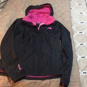 Northface Rain Jacket (Breast Cancer)